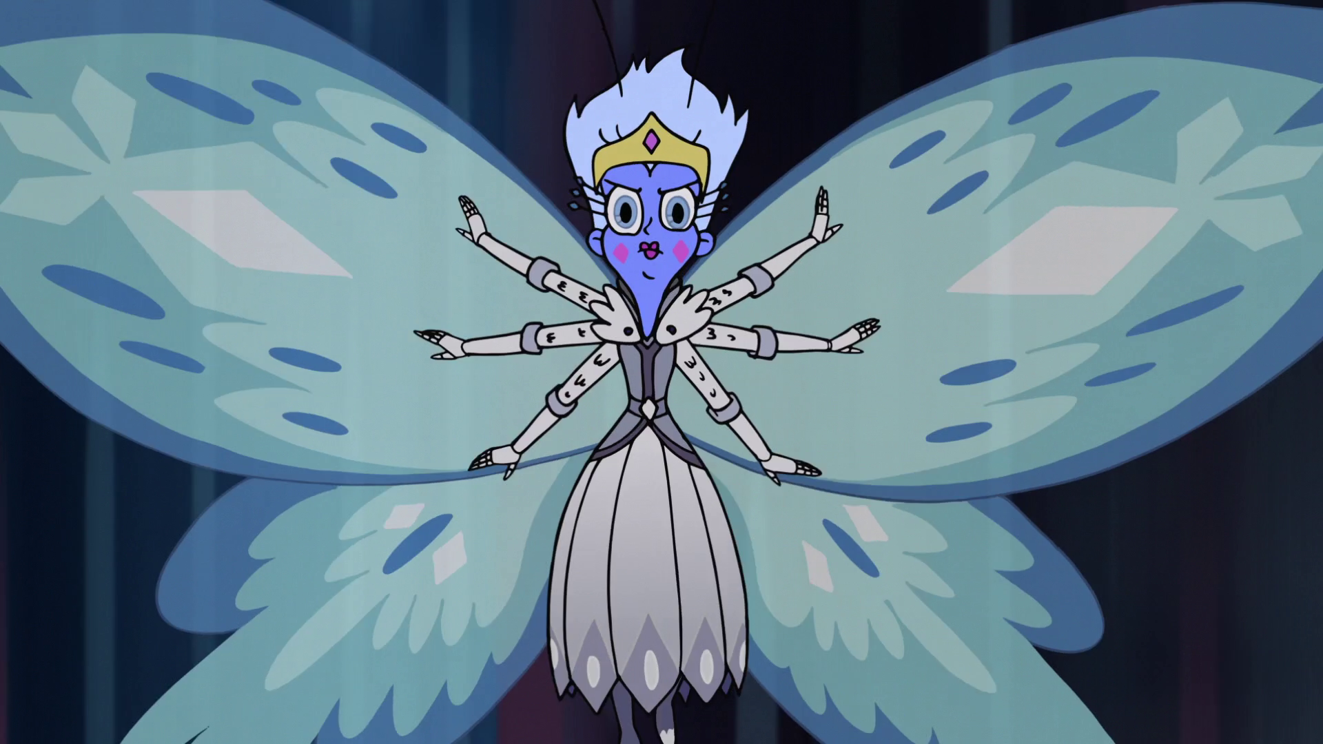 image s2e41 queen moon unleashes her mewberty form png star vs star butterfly butterfly form