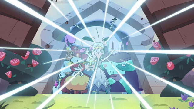 File:S3E11 Magic High Commission burst into the gardens.png