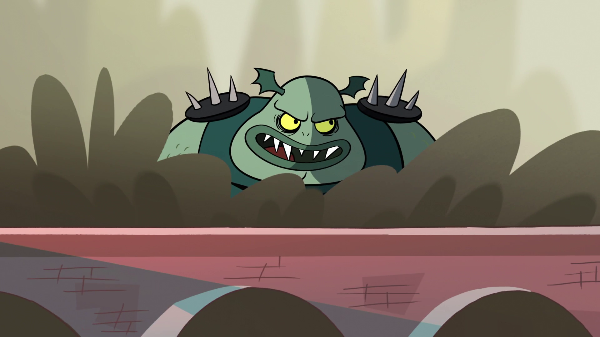 Image S1e1 Buff Frog Watchingpng Star Vs The Forces Of Evil Wiki