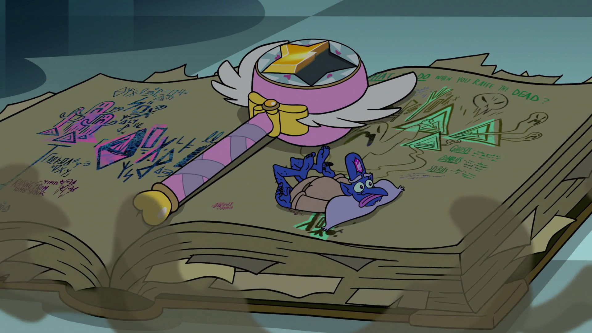 Image S2E1 Magic instruction book pops open.png Star