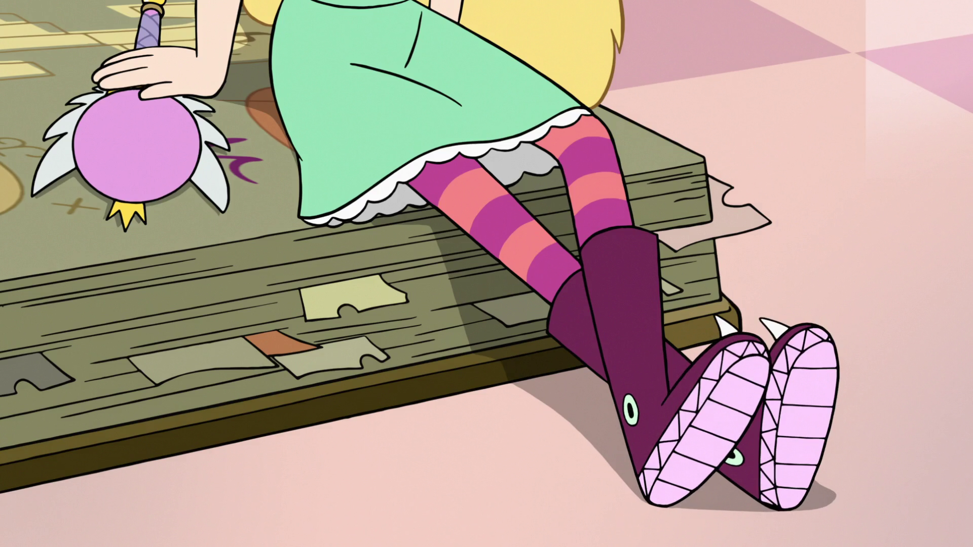 Image - S2E23 Star Butterfly tapping her shoes together.png | Star vs