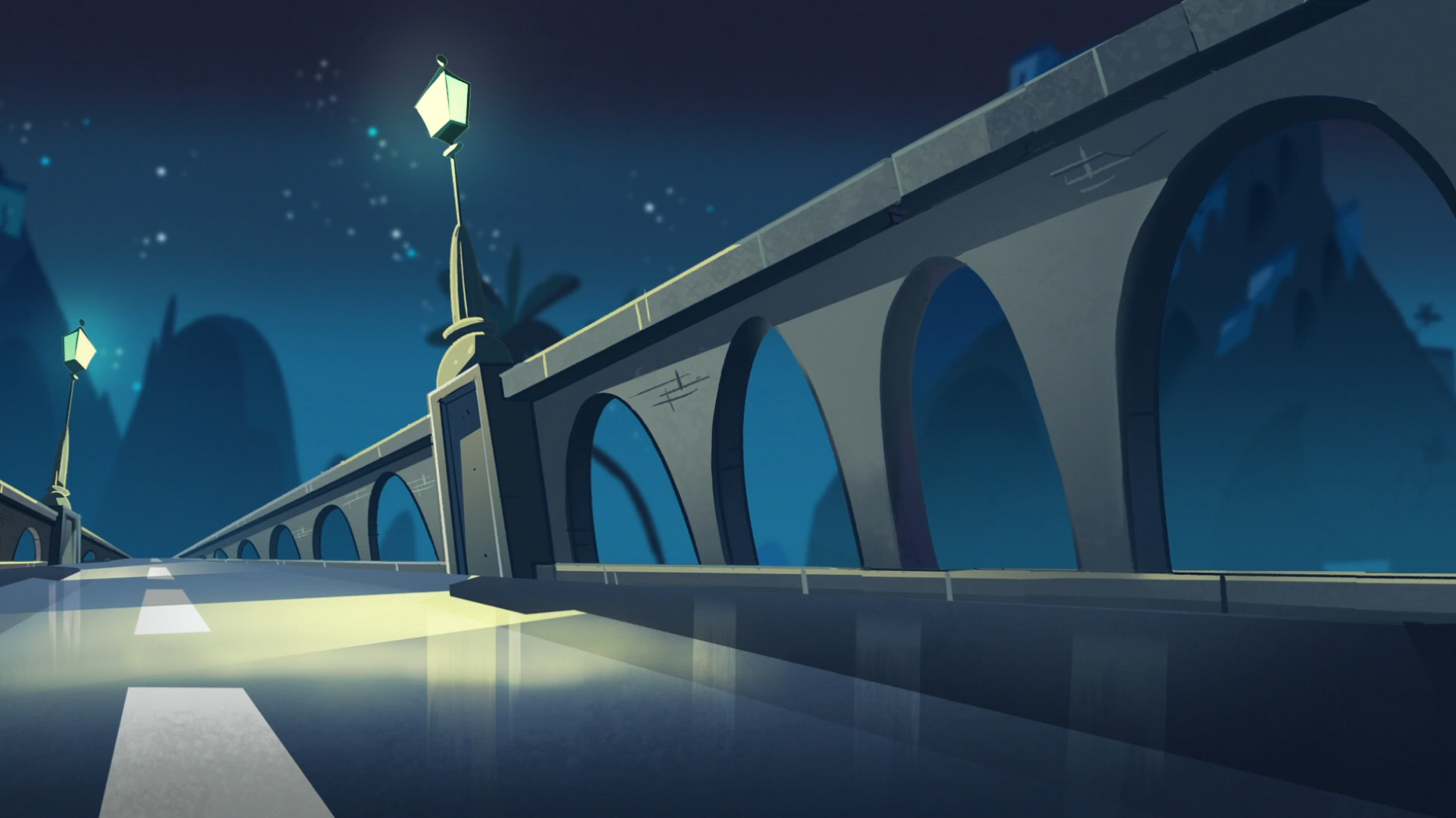 Image Brittneys Party Background Echo Creek Bridge Nightpng