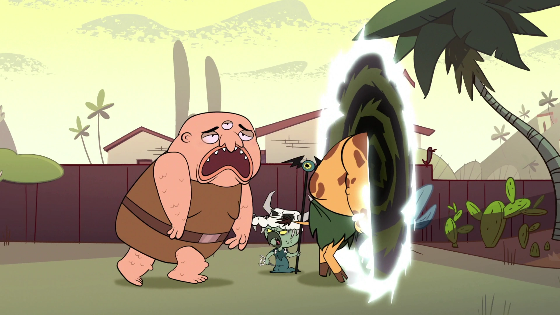 Image S1E13 Giraffe and Potato Baby run away.png Star vs. the