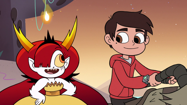 Image S3e22 Hekapoo Inviting Marco Diaz To A Tavern Png