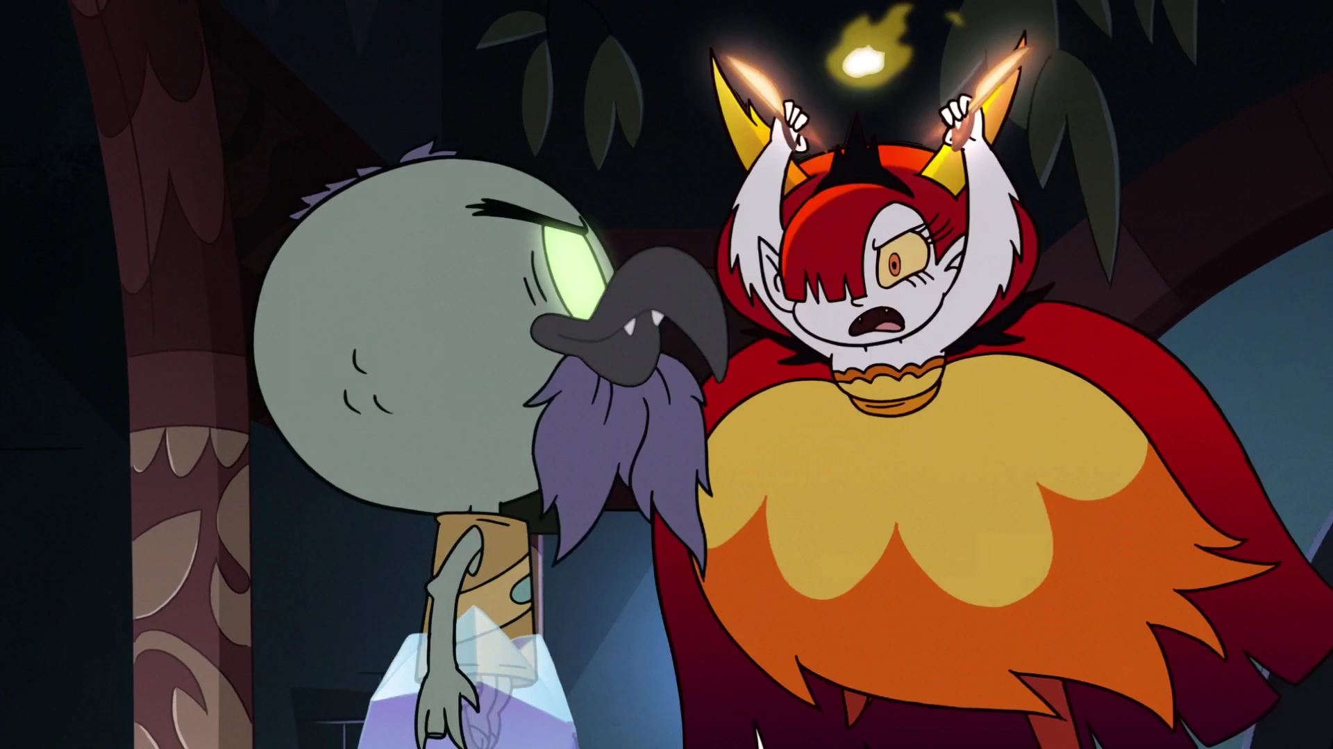 Image S2E41 Hekapoo pouncing on LudoToffee.png Star vs. the Forces