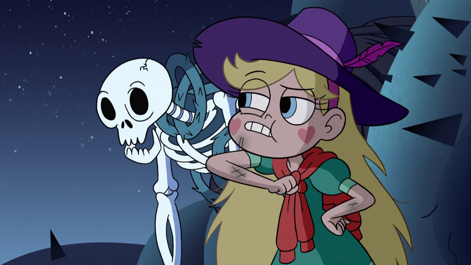 Star Butterfly Kontra Siły Zła Sezon 3 Obraz - S3E1 Star szturcha kościotrupa.png | Star Butterfly kontra siły