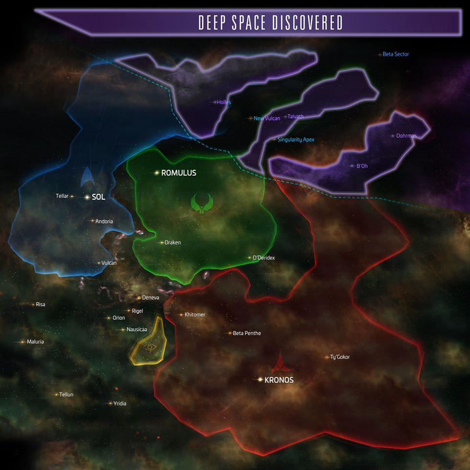 Star Trek Fleet Command Map