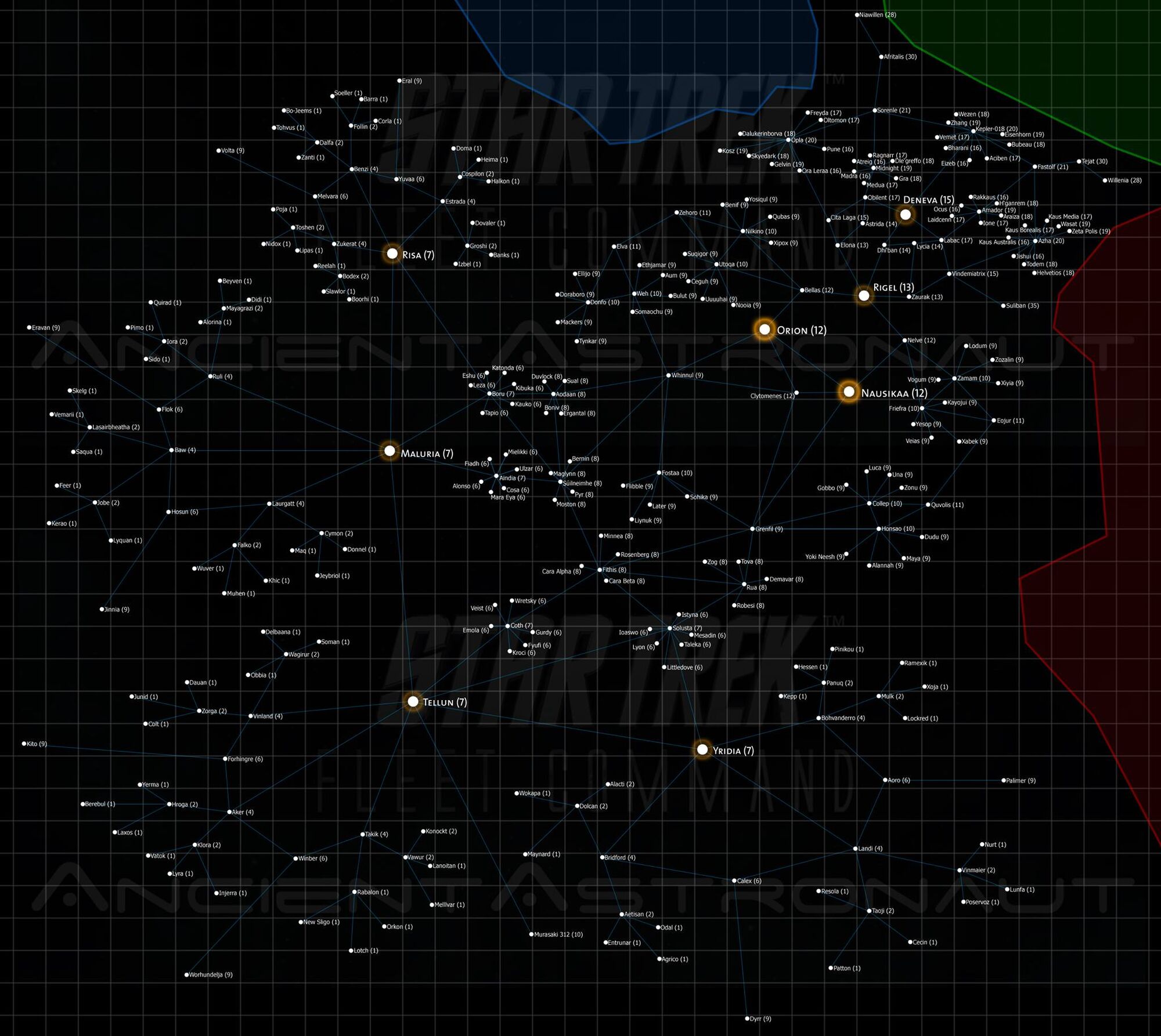 Star trek fleet command map