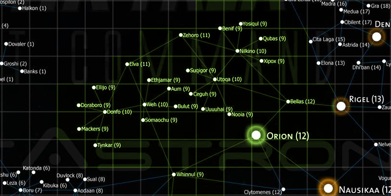 Star trek fleet command map