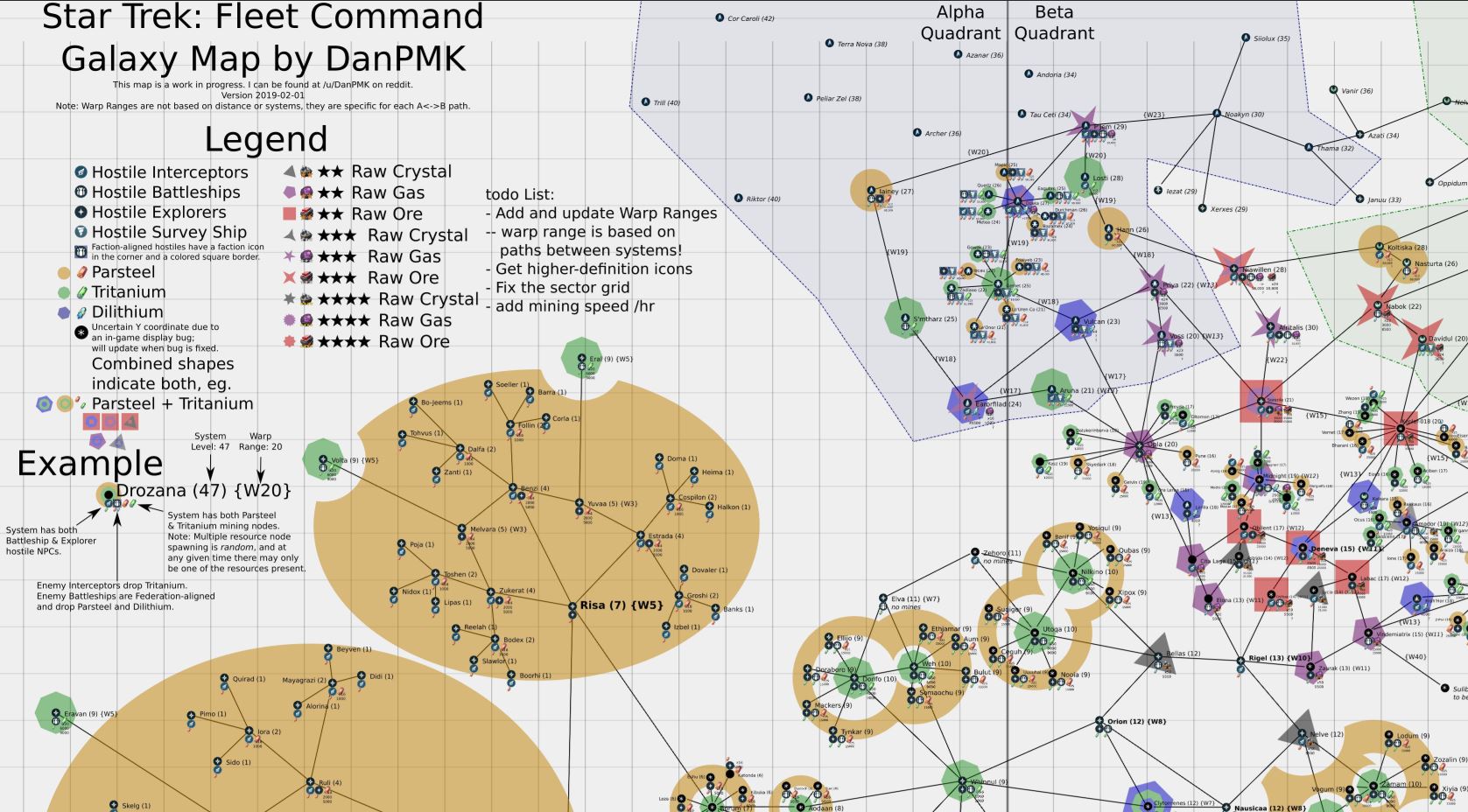 Star trek fleet command map