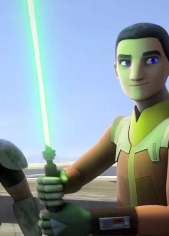 ezra bridger green lightsaber
