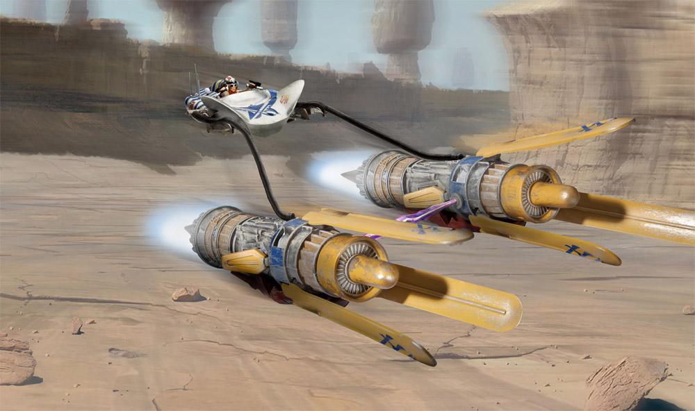 Anakin's podracer from Star Wars