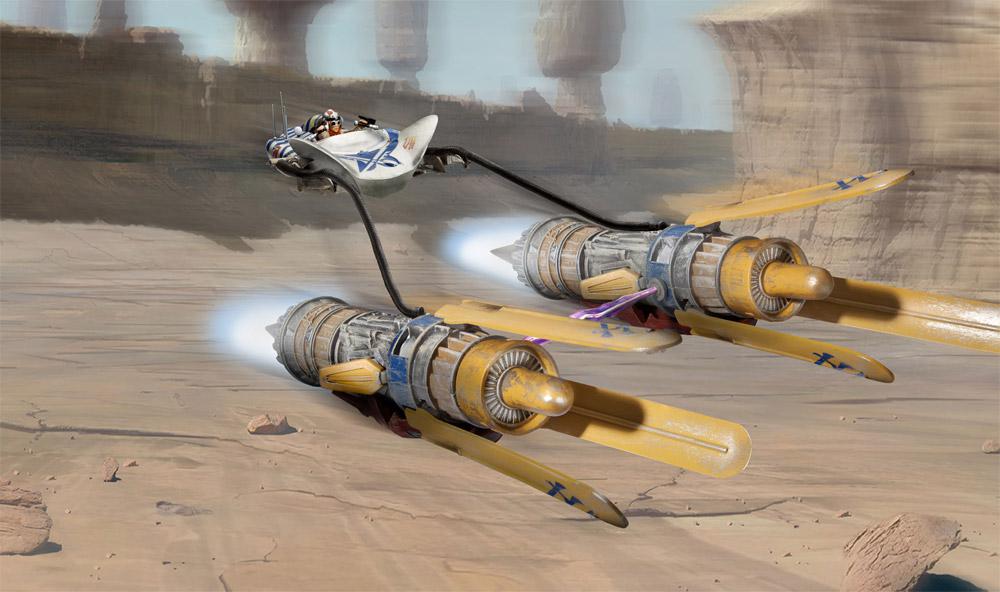 luke skywalker pod race