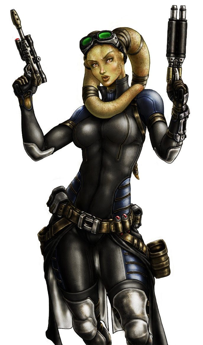 star wars female bounty hunter