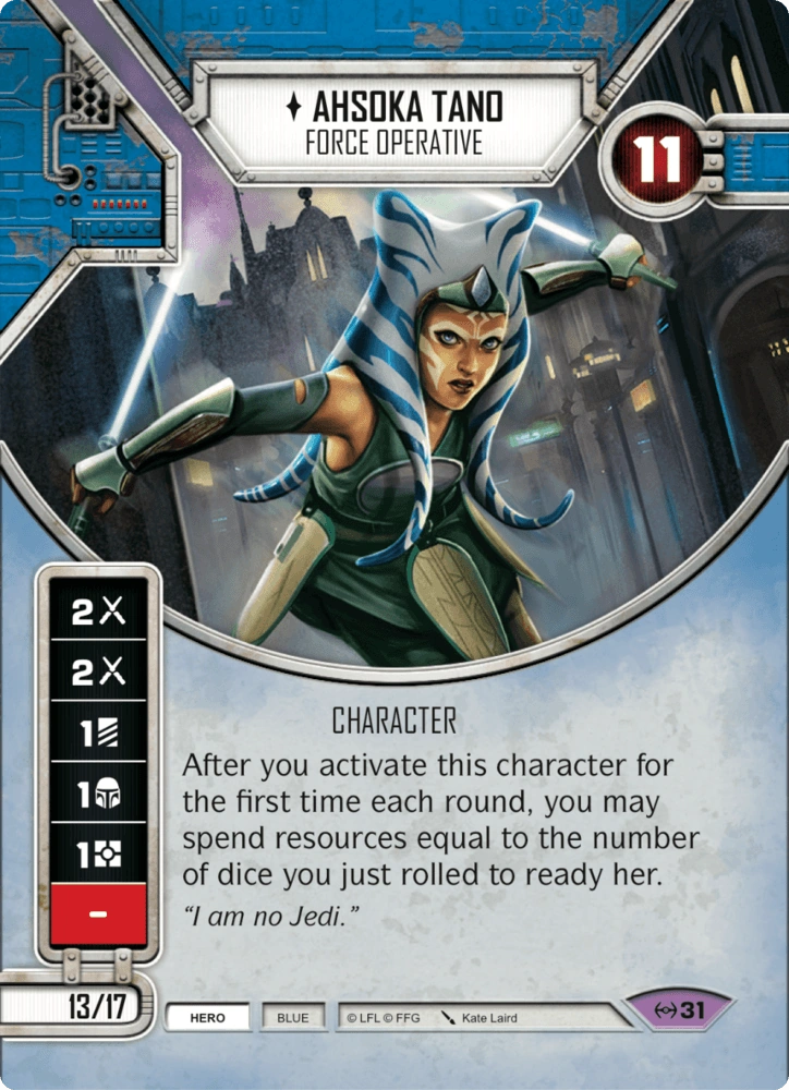 Ahsoka Tano Star Wars Destiny Card Game Wikia FANDOM powered by Wikia