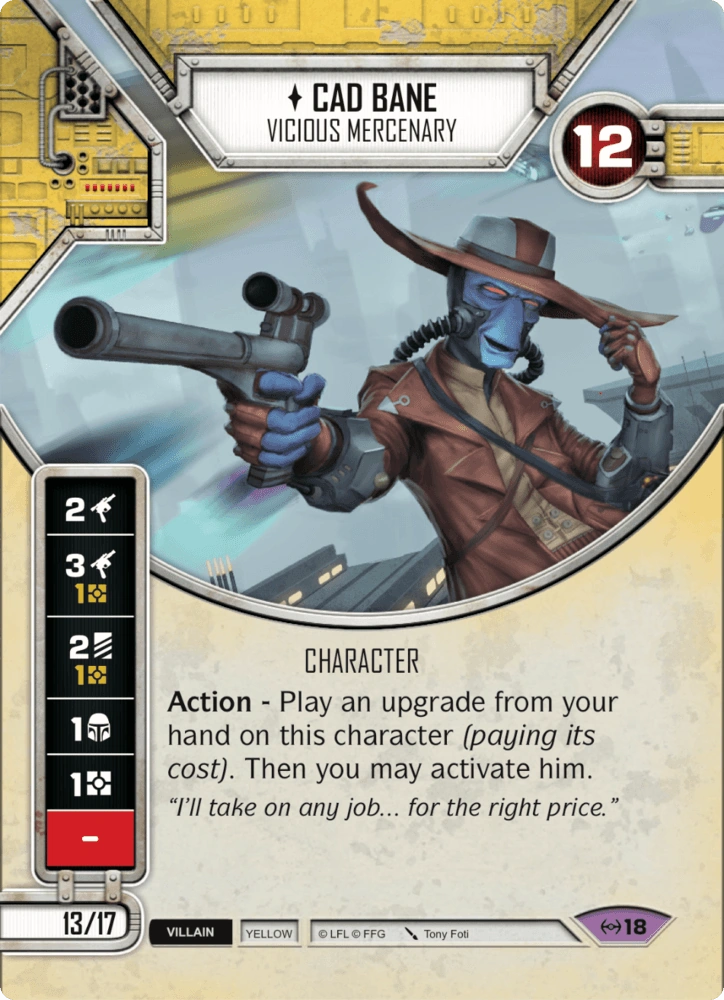 Cad Bane | Star Wars: Destiny Card Game Wikia | FANDOM powered by Wikia