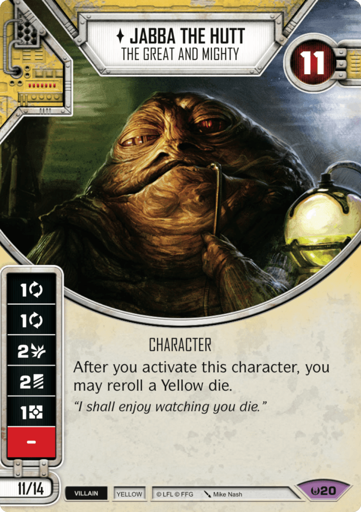 Jabba The Hutt Star Wars Destiny Card Game Wikia Fandom Powered By Wikia 6390