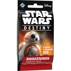 Star Wars Destiny Awakenings Legendary Card With Die x1