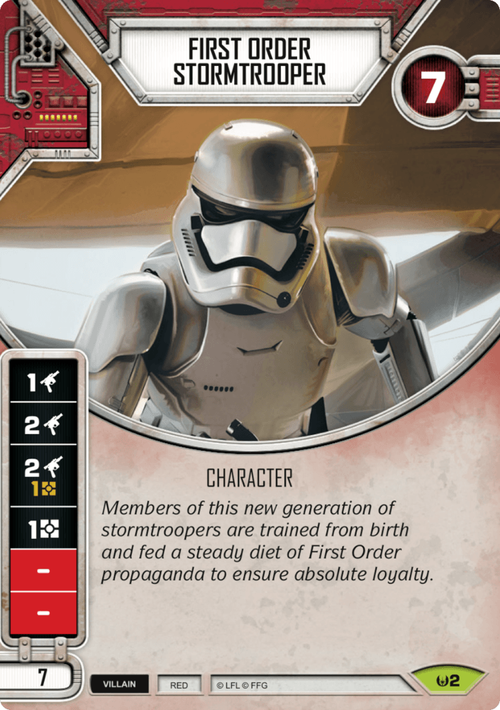 first order stormtrooper star wars destiny card game wikia