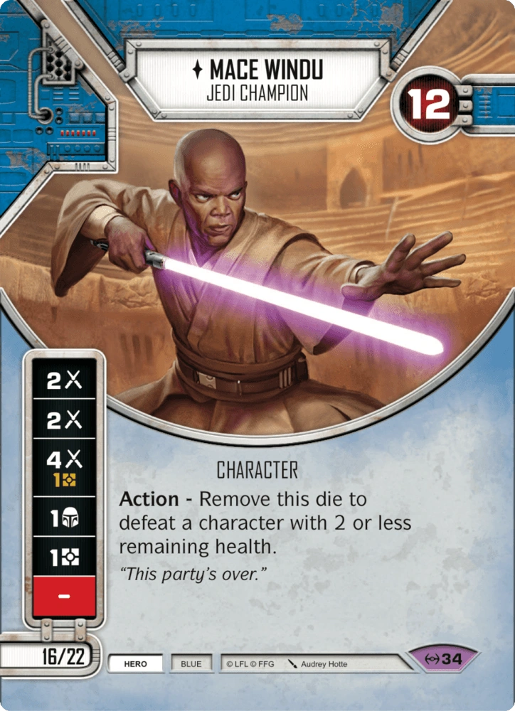 Mace Windu Star Wars Destiny Card Game Wikia FANDOM powered by Wikia