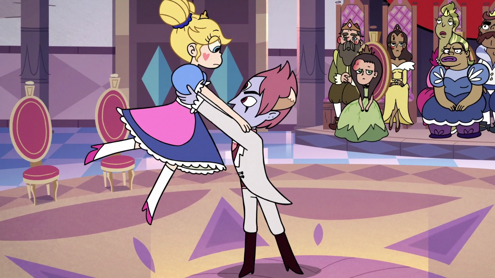 Imagen S3E10 Tom Lucitor lifting up Star Butterfly.png Star vs. las