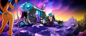 Starbarians' spaceship Teaser