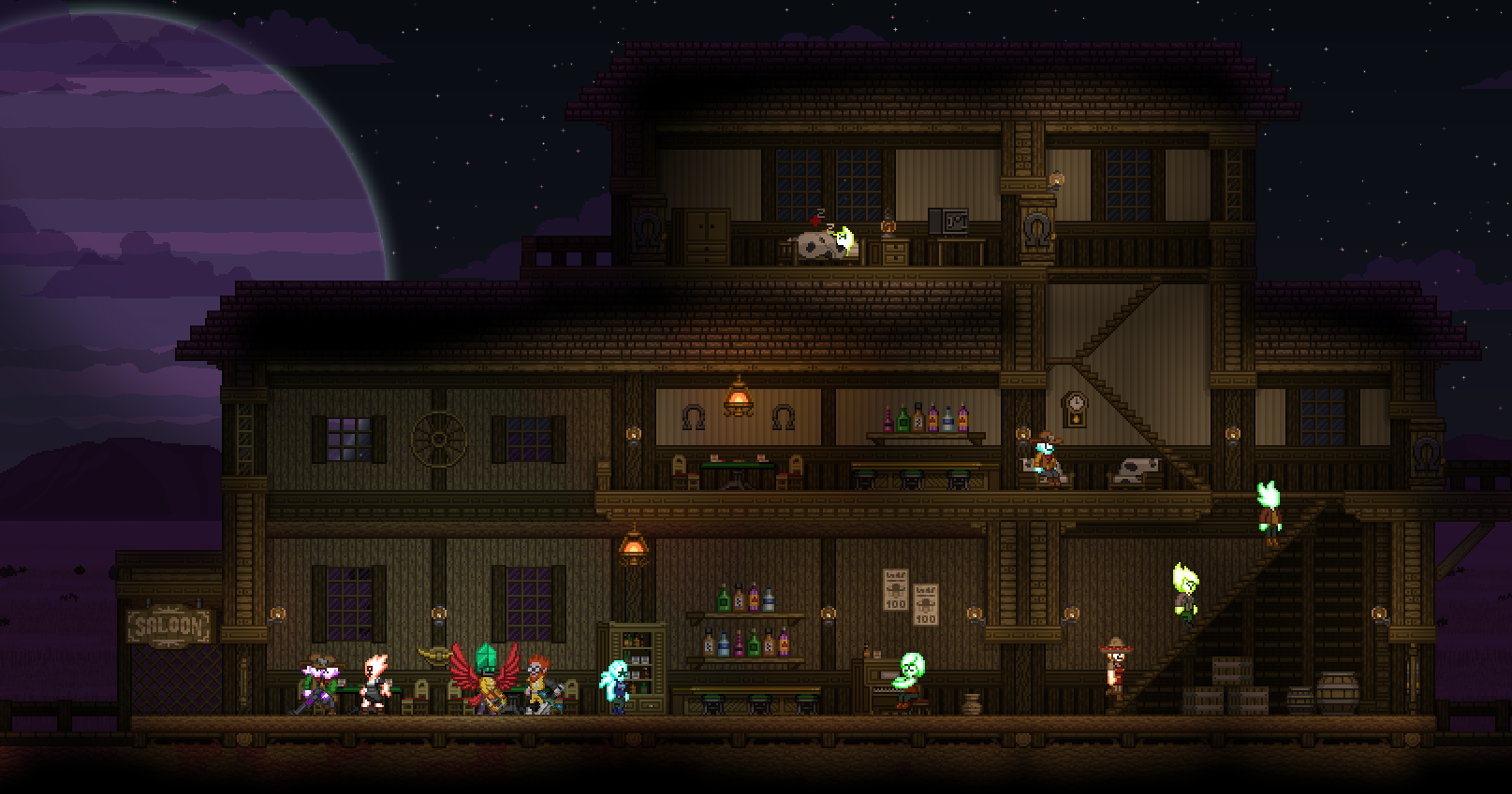 глитчевская мебель в starbound