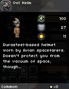 Owl Helm Starbound Wiki Fandom