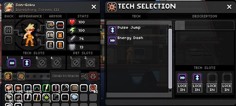 Starbound items that let you fly