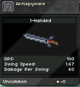 what is the strongest weapon in starbound