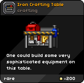 Iron Crafting Table Starbound Wiki Fandom