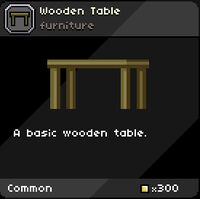 Wooden Table Starbound Wiki Fandom