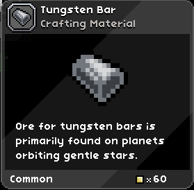 tungsten starbound tungsten starbound