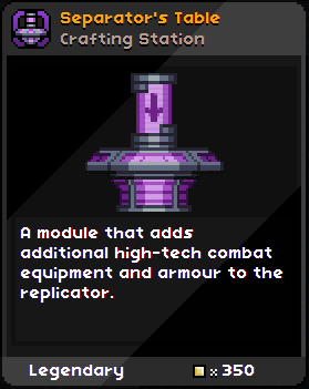 Separator S Table Starbound Wiki Fandom