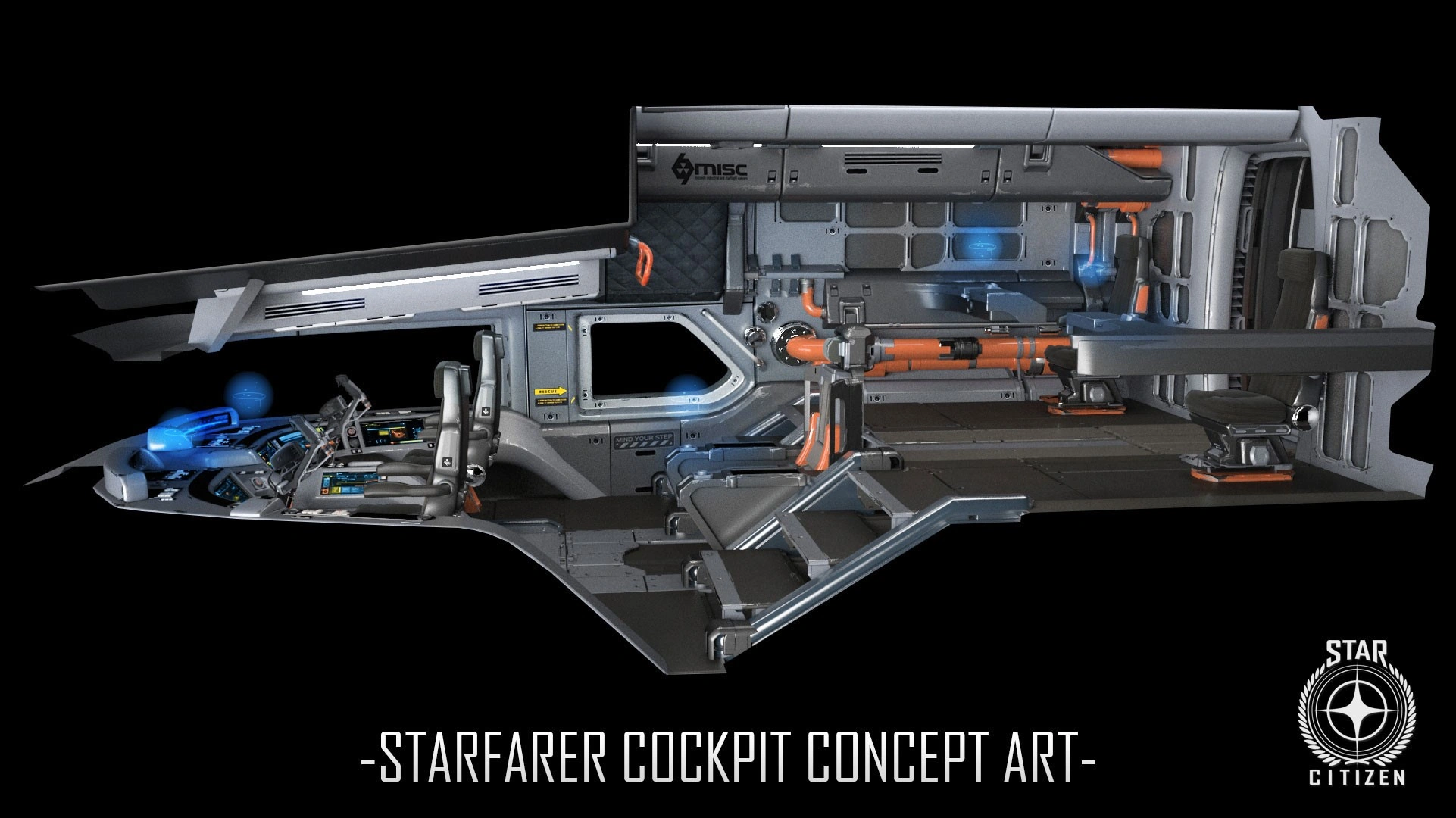 Image Starfarer cockpit concept art.png Star Citizen Wiki FANDOM powered by Wikia