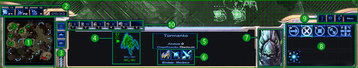 Console SC2 Protoss Padrão Exemplo 01