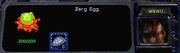 Zerg Egg SC1 wireframe