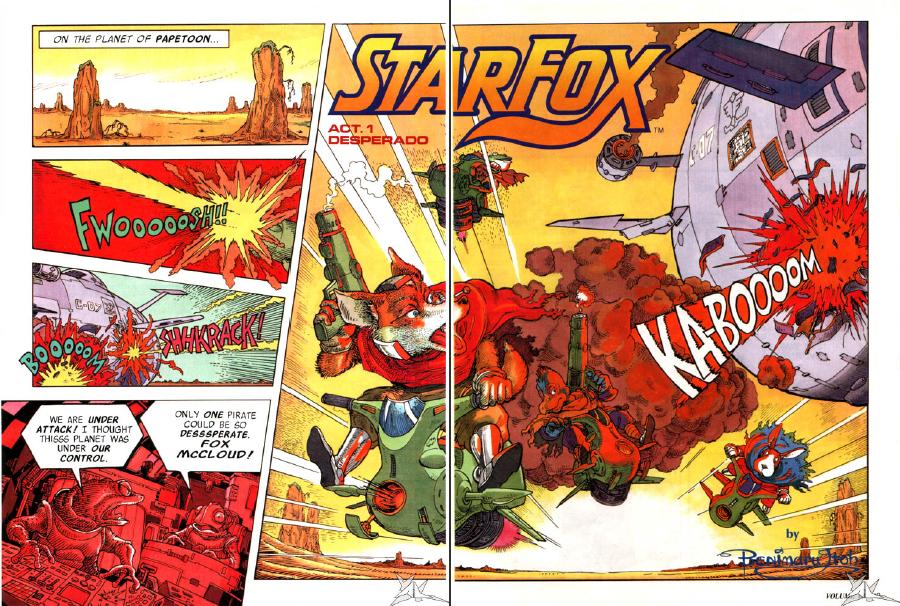 star fox 64 manga star fox 64 manga