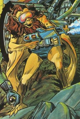 Yazirian with rifle