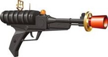 Archaic laser pistol