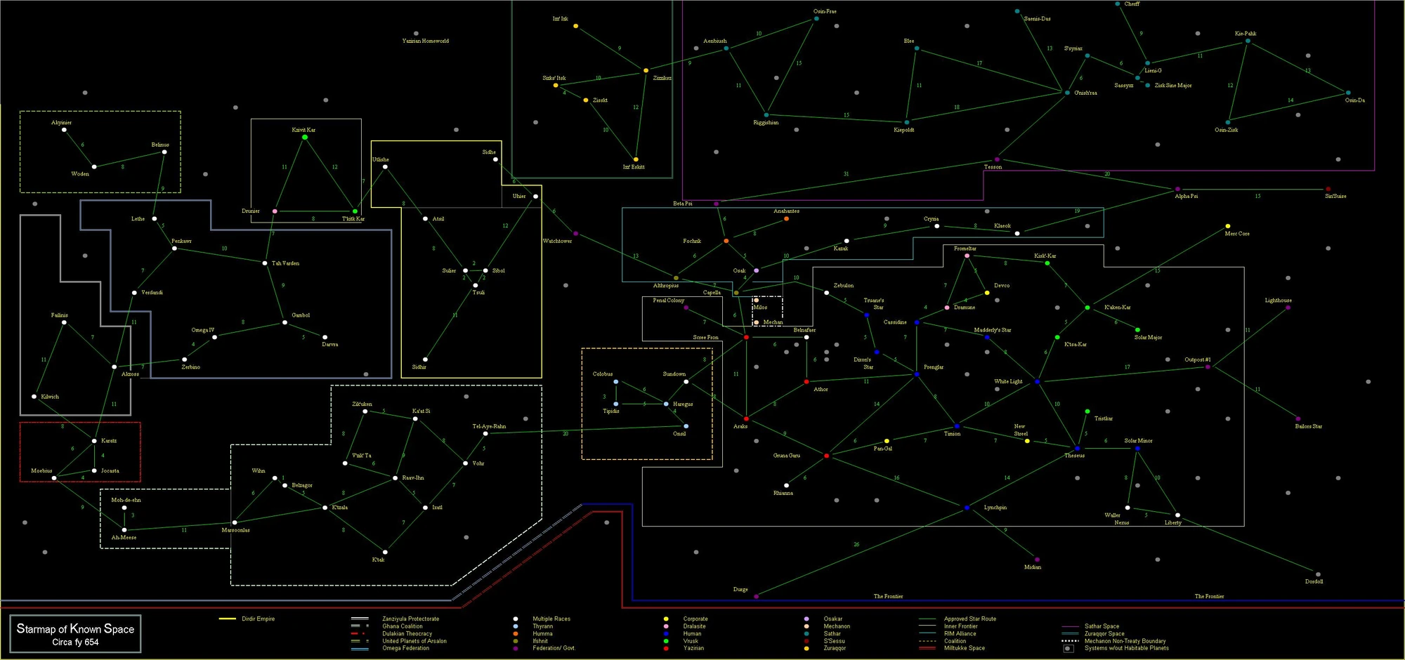 Expanded Map Of The Frontier Star Frontiers Wiki FANDOM Powered By 