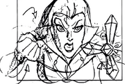 Lady Kale Dark Stone sketch