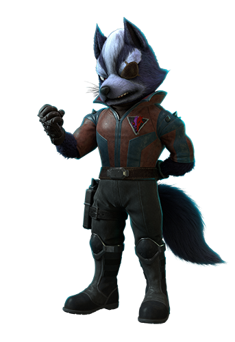 star fox wolf plush