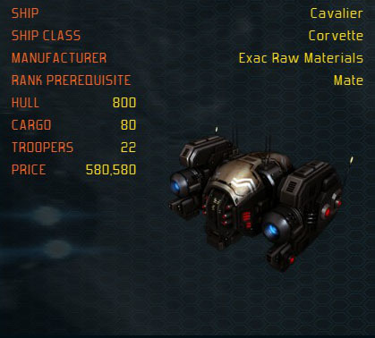 Cavalier ship