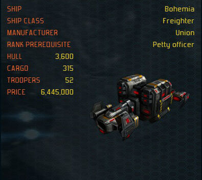Bohemia ship