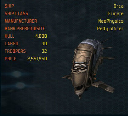 Orca ship