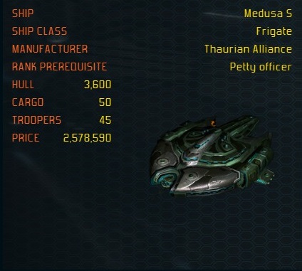 MedusaS ship