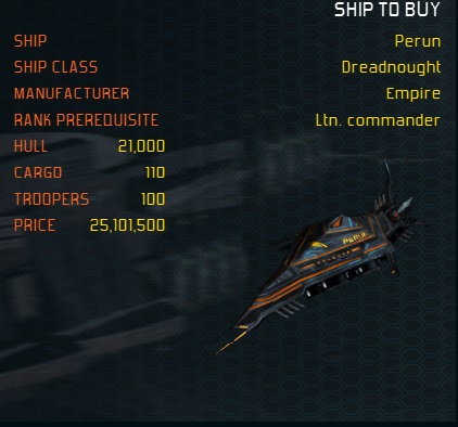 Perun ship