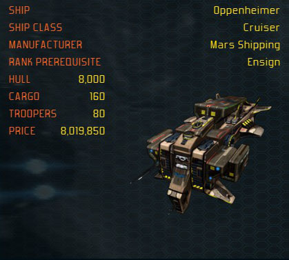 Oppenheimer ship