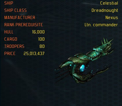 Celestial ship